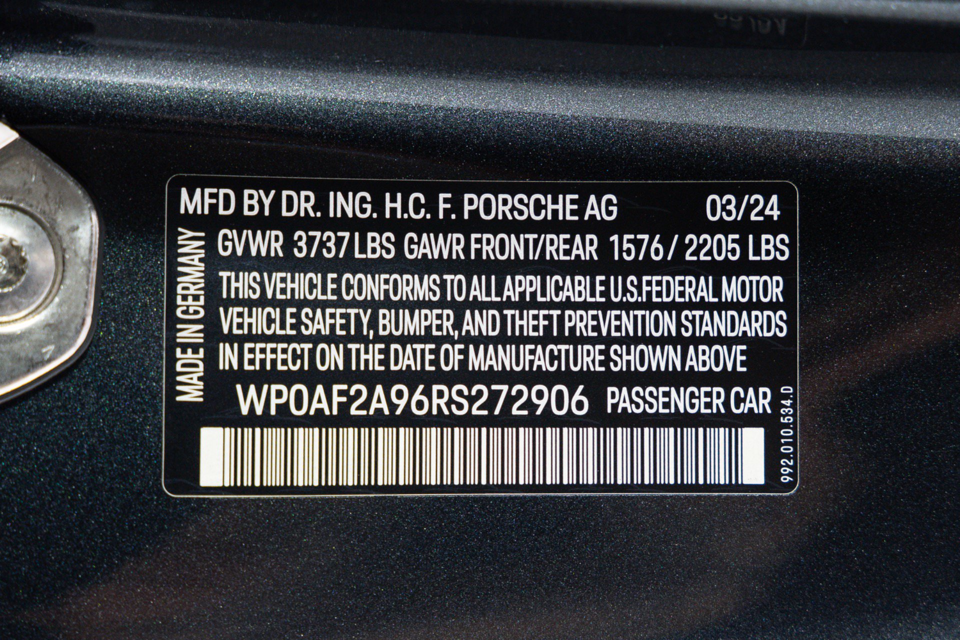 Used 2024 Porsche 911 GT3 RS RWD image 77