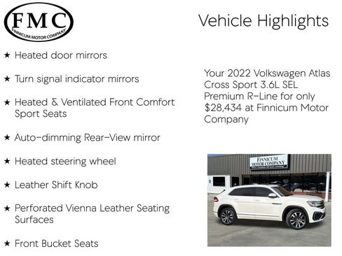 Used 2022 Volkswagen Atlas Cross Sport SEL Premium R-Line image 21