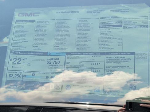 New 2026 GMC Acadia Denali w/ Super Cruise Package FWD image 9