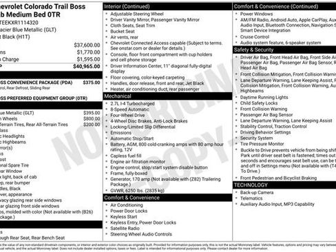 Used 2024 Chevrolet Colorado Trail Boss AWD/4WD image 34