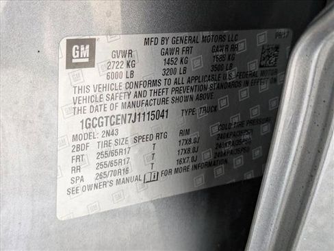 Used 2018 Chevrolet Colorado LT w/ Luxury Package, Chrome image 24