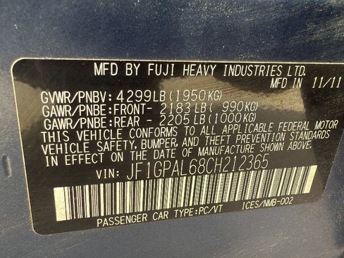 Used 2012 Subaru Impreza 2.0i Sport Premium image 37