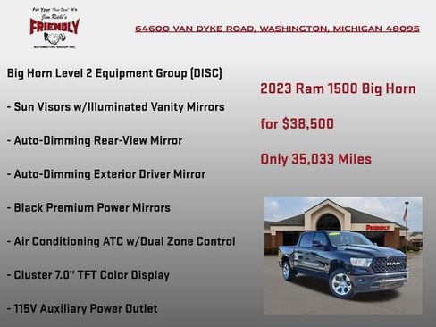 Used 2023 RAM 1500 Big Horn AWD/4WD image 10