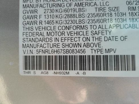 Used 2025 Honda Odyssey EX-L image 61