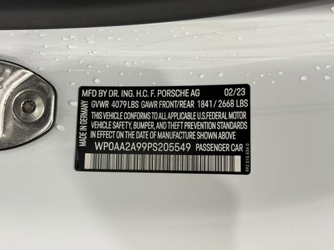 Certified 2023 Porsche 911 Carrera T image 59