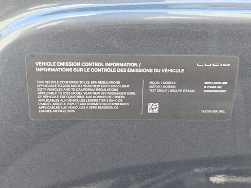 Used 2025 Lucid Air Pure RWD image 25