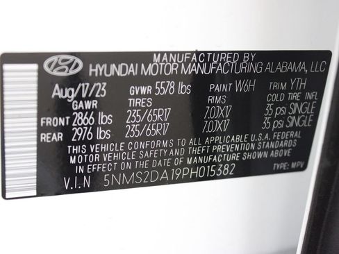 Used 2023 Hyundai Santa Fe Blue AWD/4WD image 31