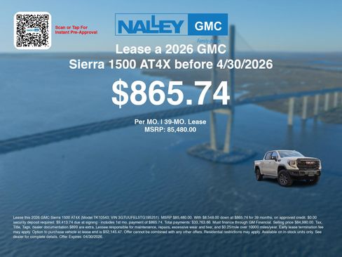 New 2026 GMC Sierra 1500 AT4X image 3