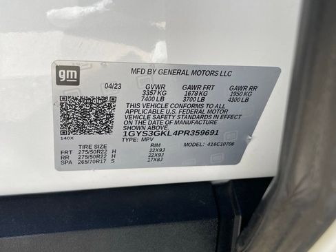 Used 2023 Cadillac Escalade Sport Platinum w/ LPO, ONYX Package RWD image 35