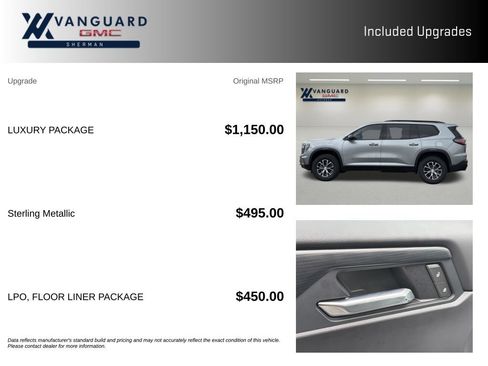 New 2026 GMC Acadia AT4 w/ Luxury Package AWD/4WD image 9