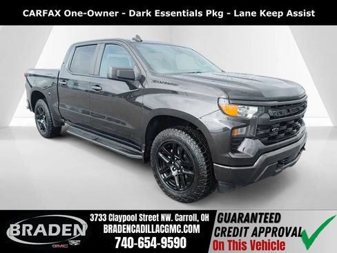 Used 2023 Chevrolet Silverado 1500 Custom w/ LPO, Dark Essentials Package AWD/4WD image 1