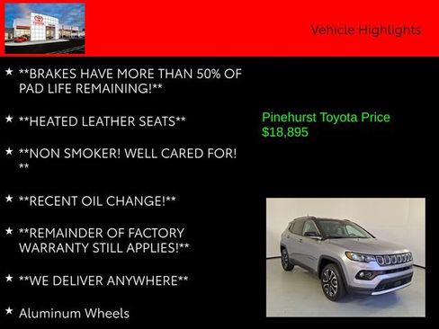 Used 2022 Jeep Compass Limited image 19