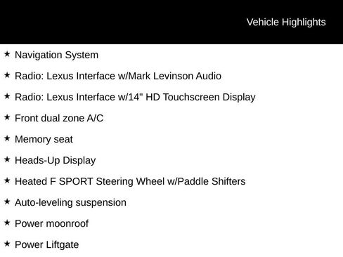 Used 2024 Lexus RX 350 F Sport w/ Convenience Package AWD/4WD image 31