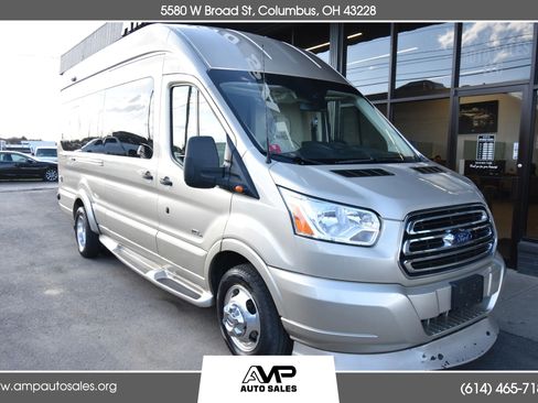 Used 2019 Ford Transit 350 148 High Roof Extended DRW w/ Premium Package RWD image 1