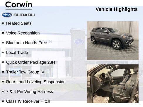 Used 2014 Jeep Grand Cherokee Limited w/ Trailer Tow Group IV AWD/4WD image 11