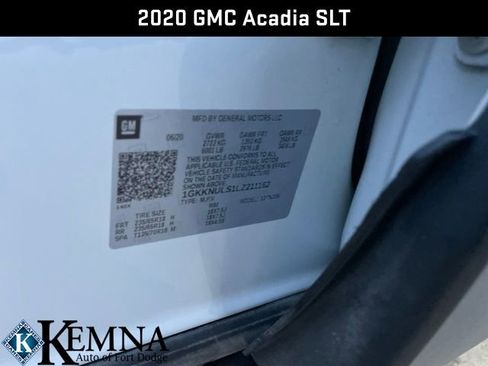 Used 2020 GMC Acadia SLT w/ Premium Package image 33