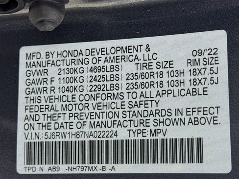 Used 2022 Honda CR-V EX-L image 32