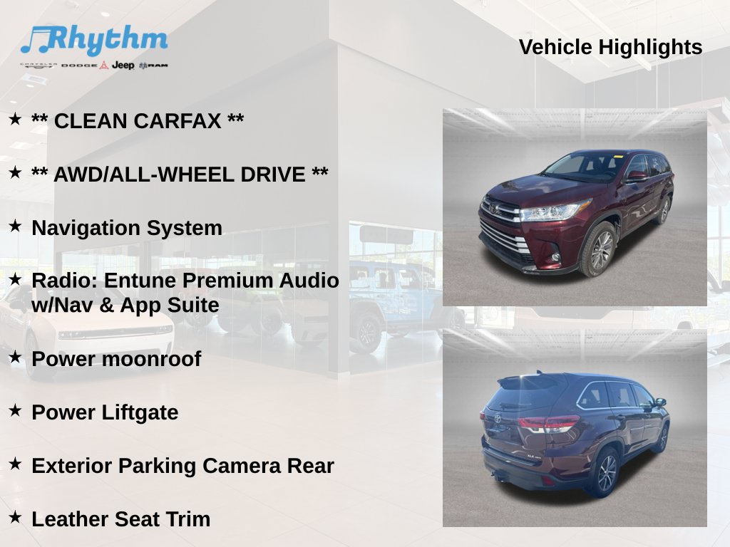 Used 2019 Toyota Highlander XLE AWD/4WD image 5