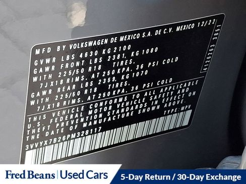 Certified 2023 Volkswagen Taos SE w/ Black Wheel Package image 28