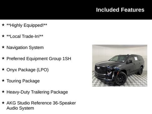 Certified 2024 Cadillac Escalade Sport Platinum w/ LPO, ONYX Package AWD/4WD image 4