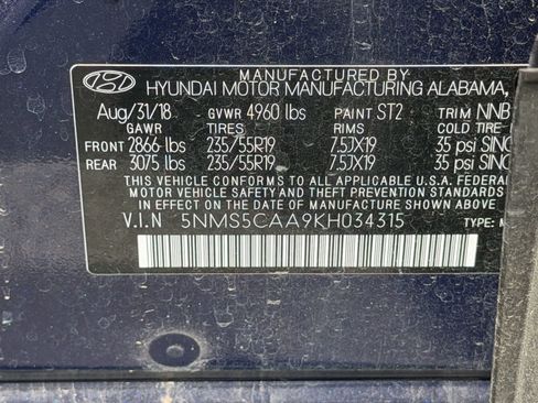 Used 2019 Hyundai Santa Fe AWD image 19