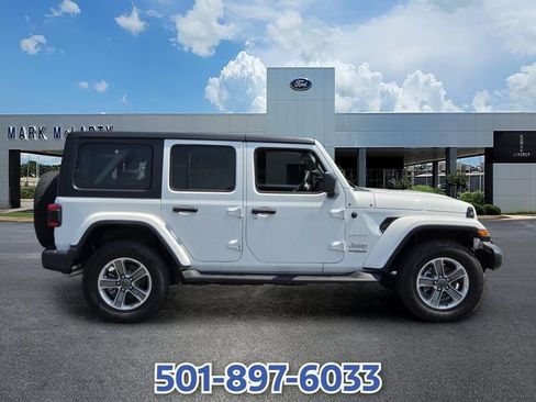 Used 2021 Jeep Wrangler Unlimited Sahara w/ Safety Group AWD/4WD image 6