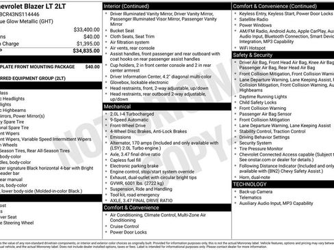 Used 2022 Chevrolet Blazer LT image 53