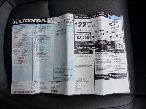 Used 2025 Honda Odyssey Sport-L image 43