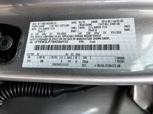 New 2025 Ford F150 STX w/ Equipment Group 200A image 15