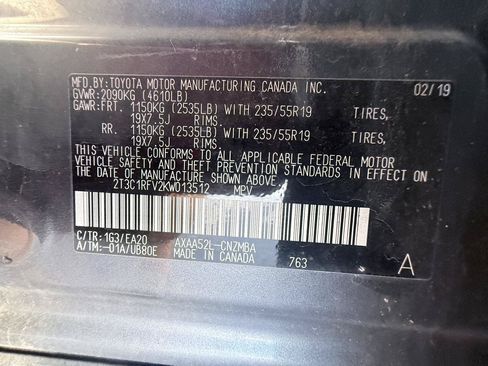 Used 2019 Toyota RAV4 XLE Premium w/ Advanced Technology Package FWD image 19