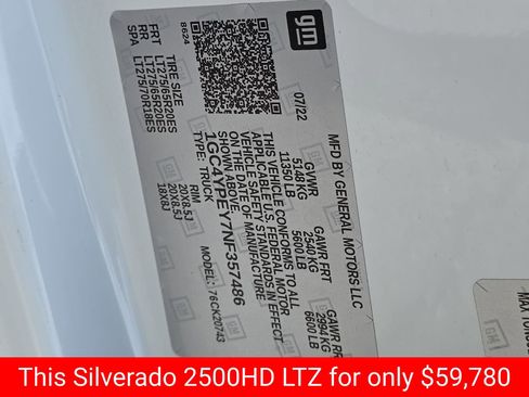 Used 2022 Chevrolet Silverado 2500 LTZ w/ LTZ Convenience Package image 43