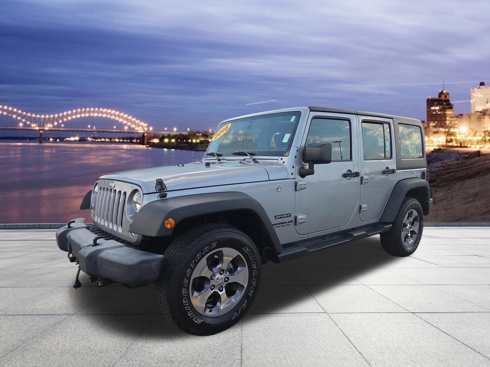 Used 2016 Jeep Wrangler Unlimited Sport w/ Max Tow Package AWD/4WD image 1