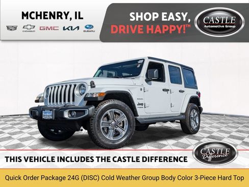 Used 2022 Jeep Wrangler Unlimited Sahara w/ Cold Weather Group AWD/4WD image 1