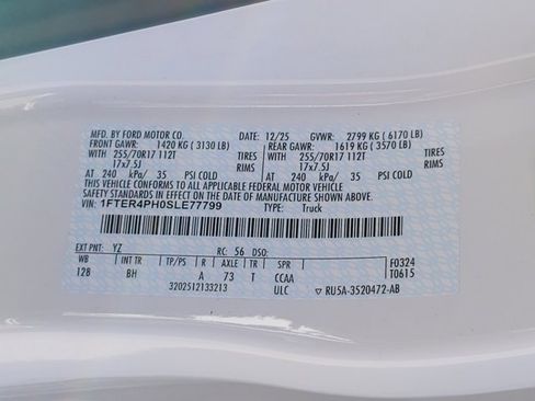 New 2025 Ford Ranger XL w/ Trailer Tow Package image 11