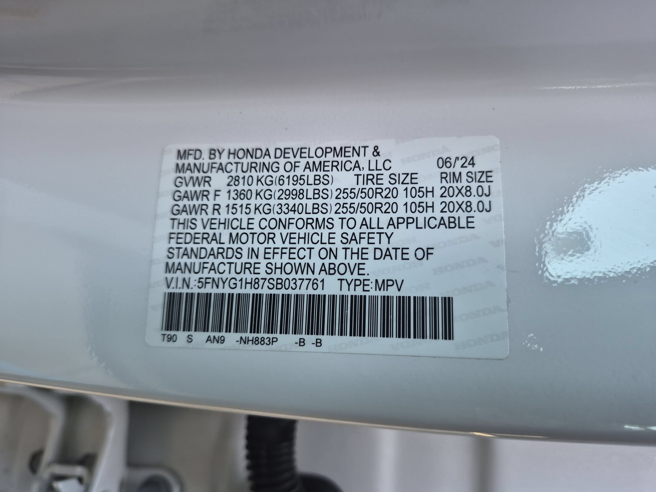 Certified 2025 Honda Pilot Elite image 37