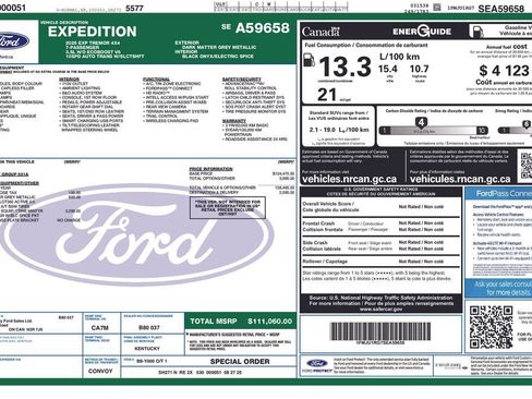 Used 2025 Ford Expedition Tremor image 1