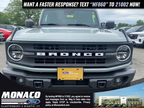 Certified 2022 Ford Bronco Black Diamond w/ Sasquatch Package AWD/4WD image 3