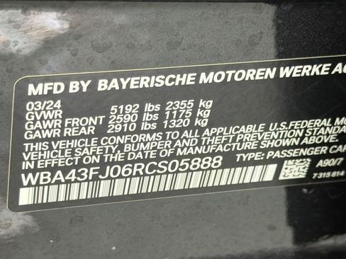 Used 2024 BMW 530i w/ Convenience Package RWD image 22