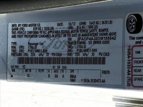 Used 2013 Ford Fiesta S image 15