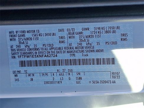 Used 2022 Ford F150 XL w/ STX Appearance Package image 28