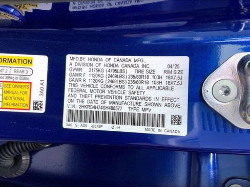 New 2025 Honda CR-V EX-L image 13