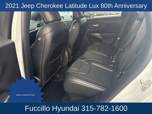 Used 2021 Jeep Cherokee Latitude Lux 80th Anniv w/ Quick Order Package 26U 80TH AWD/4WD image 30