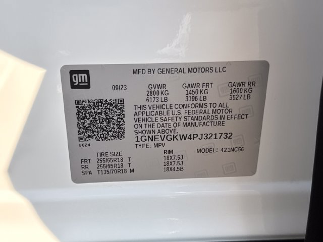 Used 2023 Chevrolet Traverse LT w/ Rear Camera Mirror Package AWD/4WD image 33
