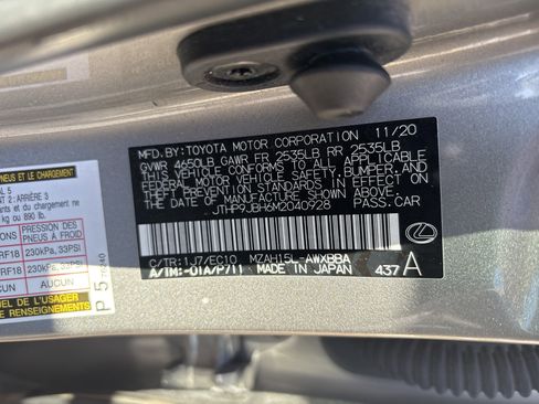 Certified 2021 Lexus UX 250h 250h w/ Premium Package image 33