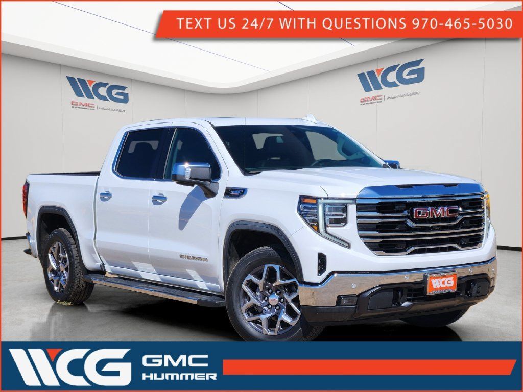 Used 2025 GMC Sierra 1500 SLT w/ SLT Premium Plus Package AWD/4WD image 1