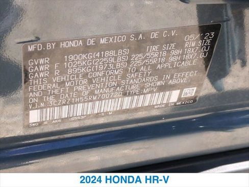 Certified 2024 Honda HR-V Sport image 26