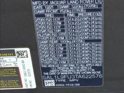 New 2026 Land Rover Range Rover Sport Dynamic SE image 17