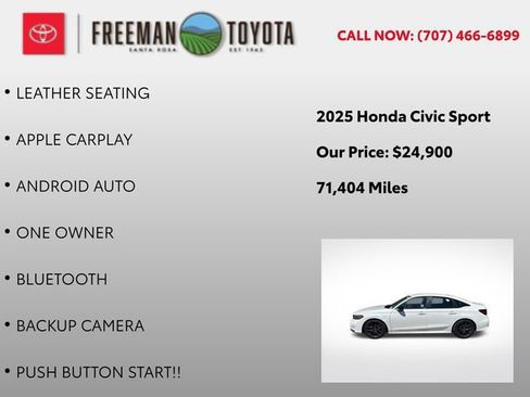 Used 2025 Honda Civic Sport image 4