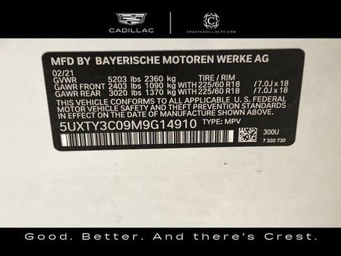Used 2021 BMW X3 sDrive30i w/ Convenience Package RWD image 30