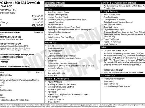 Used 2019 GMC Sierra 1500 AT4 w/ AT4 Premium Package AWD/4WD image 11